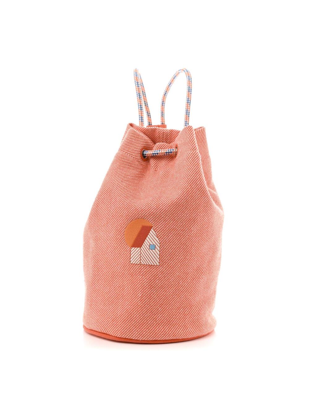 Hermes Les Cabanes Duffle Bag Orange #261470H72B